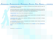 Tablet Screenshot of contemporarydance.at